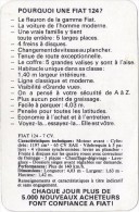 Pourquoi Une FIAT 124? Publicité Et Caractéristiques Techniques Vers 1965. - Automobili