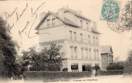 CHATILLON-SOUS-BAGNEUX  RESTAURANT BARBEY PLATEAU DE CHATILLON CARTE PRECURSEUR - Châtillon