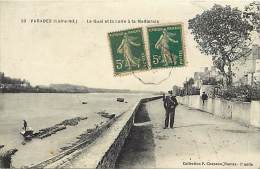 Depts Div - Loire Atlantique -ref AA230 - Varades - Le Quai Et La Loire A La Meilleraie -  Carte Bon Etat - - Varades