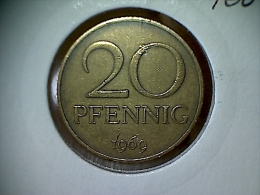 DDR 20 Pfennig 1969 - 20 Pfennig