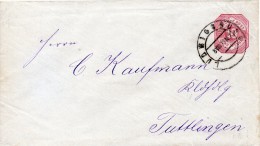 ALLEMAGNE WURTEMBERG ENTIER POSTAL 1877 - Otros & Sin Clasificación