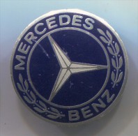 MERCEDES - Car  Automobile, Vintage Pin Badge - Mercedes