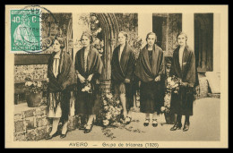Delcampe - AVEIRO - COSTUMES - Grupo De Tricanas ( 1926)( Ed. Souto Ratolla)carte Postale - Aveiro