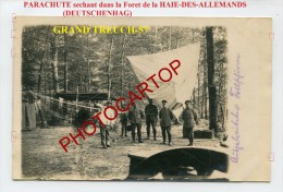 Sechage PARACHUTE-HAIE Des ALLEMANDS-GRAND TREUCH-DEUTSCHENHAG-CARTE PHOTO All.-Guerre 14-18-1 WK-MILITARIA- - Rechicourt Le Chateau