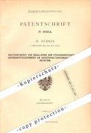 Delcampe - Original Patent - O. Fernis In Isselburg B. Borken , 1880 , Kataraktsteuerung An Dampfmaschinen !!! - Borken