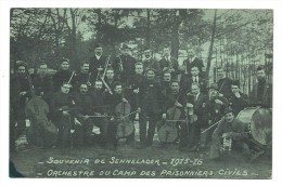 Delcampe - CPA - Allemagne - Souvenir De SENNELAGER - 1915-16- Orchestre Du Camp Des Prisonniers Civils - Guerre - Cachets  // - Paderborn