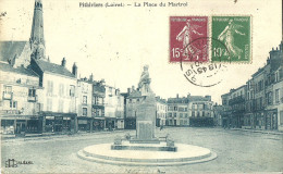 Delcampe - Pithiviers La Place Du Martroi - Pithiviers