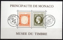 Delcampe - MONACO - Bloc Du Musée Du Timbre-Poste LUXE Sous La Faciale - Blocks & Kleinbögen