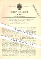 Original Patent - Jacob H. Hunt & Frederick W. Jones In Spartanburg , 1881 , Kupplung Für Eisenbahnfahrzeuge !!! - Spartanburg