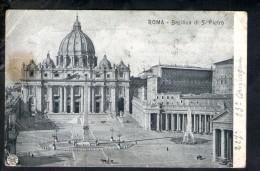 Delcampe - P1442 ROMA - BASILICA DI SAN PIETRO - CITTA DEL VATICANO - ALTEROCCA TERNI - VIAGGIATA 1914 - Vatikanstadt
