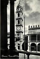 Delcampe - FAENZA. BELLO SCORCIO CON LA TORRE DELL'OROLOGIO. CARTOLINA ANNI '50 - Faenza