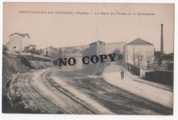 PONTCHARRA-SUR-TURBINE   -   La Gare Du  TRAM Et Le COMMODO - Pontcharra-sur-Turdine