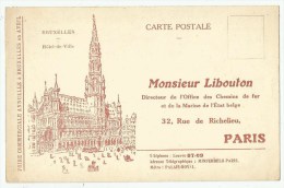 Delcampe - Foire Commerciale Annuelle à Bruxelles En Avril -  Office Des Chemins De Fer Et De La Marine  - PUB - Feiern, Ereignisse