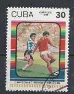 Cuba  1986  World Cup, Mexico 30c  (o) - Used Stamps