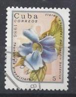 Cuba  1986  Exotic Flowers 5c  (o) - Used Stamps