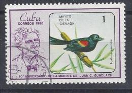 Cuba  1986  Jaun C. Gundlach 1c  (o) - Used Stamps