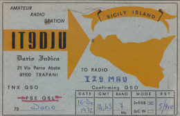Delcampe - TRAPANI  /  Radioamatore  Stazione Radio _  Italian Amateur Radio Station  _ Viaggiata 1972 - Trapani