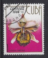 Cuba  1986  Orchids 1c  (o) - Used Stamps