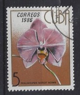 Cuba  1986  Orchids 5c  (o) - Used Stamps