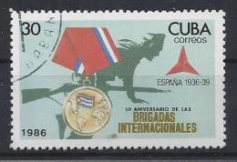 Cuba  1986  50th Ann. Of International Brigade  (o) - Used Stamps