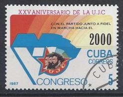 Cuba  1987  25th Ann. Of Youth Communist League  (o) - Used Stamps