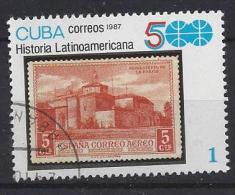 Cuba  1987  Latin American History 1c  (o) - Used Stamps
