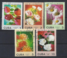 Cuba  1988  Mothers Day; Flowers  (o) - Used Stamps