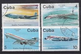 Cuba  1988  Cubana Airlines Flights (o) - Used Stamps