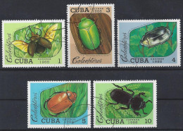 Cuba  1988  Beetles (o) - Used Stamps