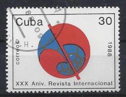 Cuba  1988  30th Ann.of "Revista International"  (o) - Used Stamps
