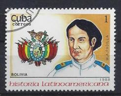 Cuba  1988  Latin American History 1c  (o) - Used Stamps