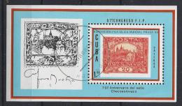 Cuba  1988  "Praga `88" Stamp Exhibition  (o) - Blocks & Sheetlets