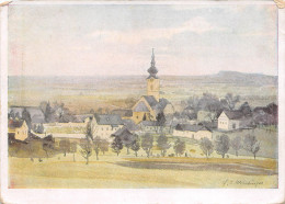 Delcampe - Z15968 Austria Linz Water Color Of F. Weidinger - Linz