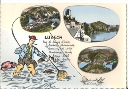 Delcampe - LUZECH .. PORTE DU QUERCY .. DIVERS ASPECTS DE LA VILLE .... PECHEUR ... PECHE - Luzech