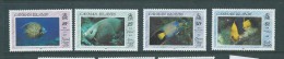 Delcampe - Cayman Islands 1990 Angel Fish Set 4 MLH - Iles Caïmans