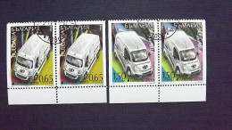 Bulgarien 5096/7 DD Oo/ESST, EUROPA/CEPT 2013, Postfahrzeuge - Gebruikt