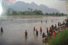 Laos Femmes Ladys Bath River Baignant - Laos