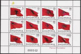 2007 Albanien  Mi. 3122-3 ** MNH " Faggen " Sheet - Albania