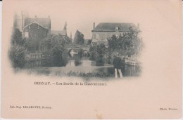 Delcampe - Eure : BERNAY  : Les  Bords De La  Charentonne - Bernay