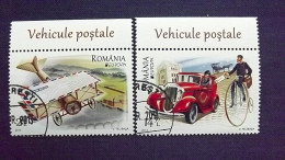 Rumänien 6705/6 Oo/ESST, EUROPA/CEPT 2013, Postfahrzeuge - Used Stamps