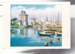 La Rochelle Le Port Bassin à Flots Peinture De Louis Suire - La Rochelle