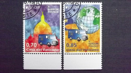 Vatikan 1772/3 Oo/ESST, EUROPA/CEPT 2013, Postfahrzeuge - Gebraucht