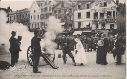 Delcampe - BEAUVAIS 218 FETES DE JEANNE HACHETTE UNE DEMOISELLE TIRANT LE CANON 1910 - Beauvais