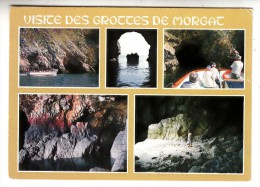 Delcampe - 29 - Visite Des Grottes De Morgat - Multi-vues - Editeur: Jos N° 94098 - Morgat