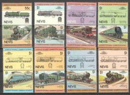 Nevis 1983 Mi 115-130 MNH TRAINS (READ)(2) - Trains