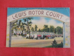 Tennessee> Chattanooga Lewis Motor Court     Ref 1784 - Chattanooga