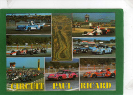 Dépt 83 , Le Castellet , Circuit Paul Ricard , Multivues ,Voitures   Animation  CPM   Année 1975  EDIT   ARIS Bandol - Le Castellet