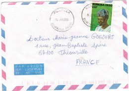 Burkina Faso - 2006 - 690f - Air Mail - Viaggiata Da Koupela Per Thionville, France - Burkina Faso (1984-...)