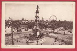 168903 / Vienna Wien - Praterstern Mit Tegetthoff-Denkmal  Riesenrad  Tram Strassenbahnen Tramway  Austria Österreich - Prater