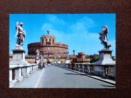 74C - ROMA Ponte E Castel Sant Angelo - 195? - Castel Sant'Angelo